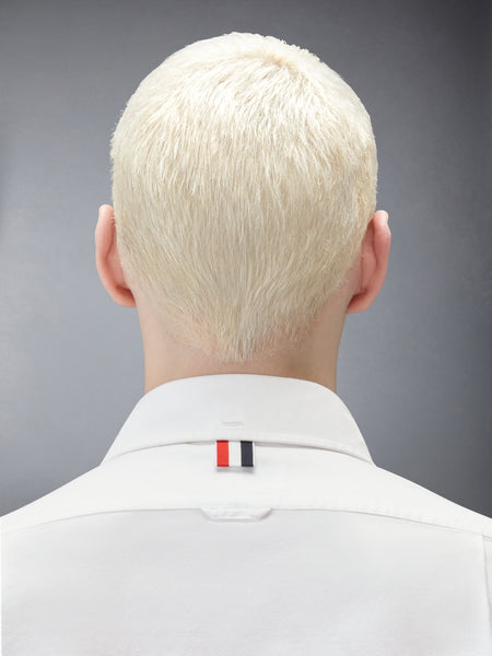 OXFORD 4-BAR SHIRT WHITE /NAVY