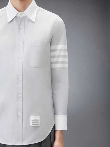 OXFORD 4-BAR SHIRT LT GREY