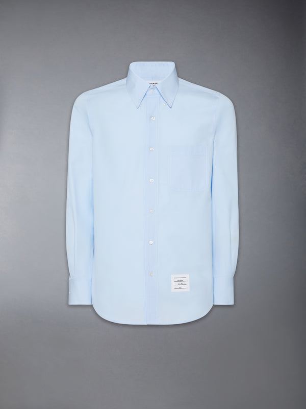 SOLID POPLIN TWIN NEEDLE CONTRAST TOPSTITCH SHIRT - featured image