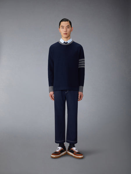 SOLID POPLIN TWIN NEEDLE CONTRAST TOPSTITCH SHIRT
