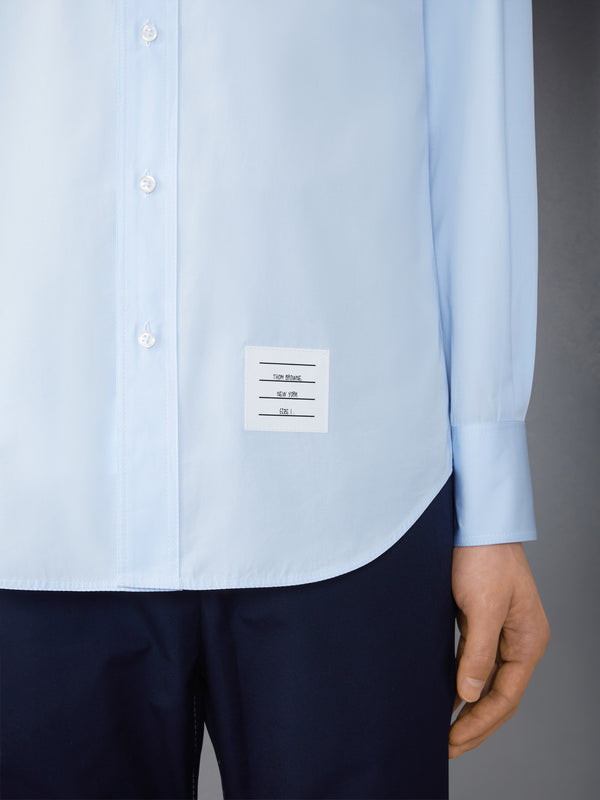 SOLID POPLIN TWIN NEEDLE CONTRAST TOPSTITCH SHIRT - image 6