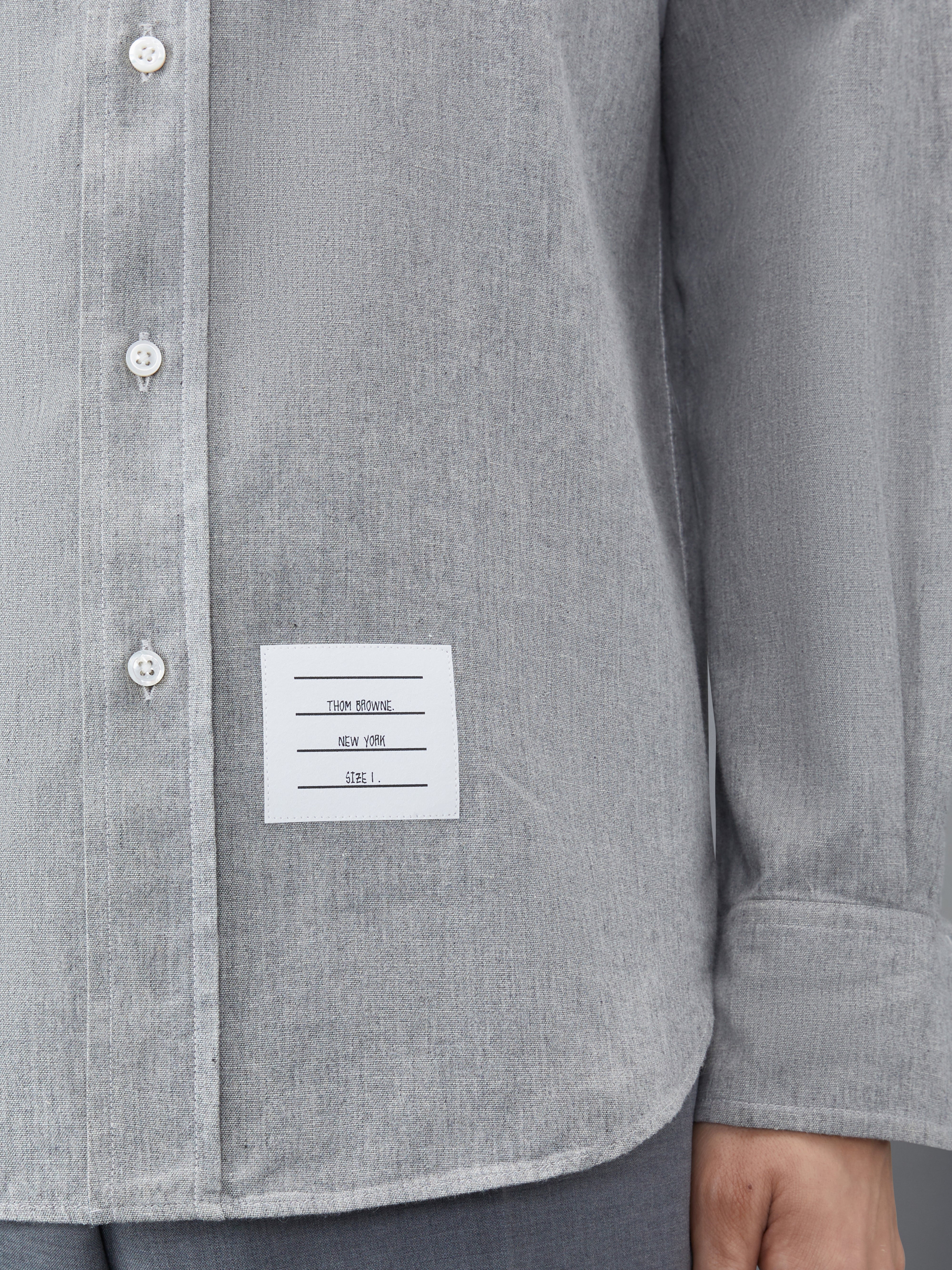 Chambray 4 Bar Shirt | Thom Browne