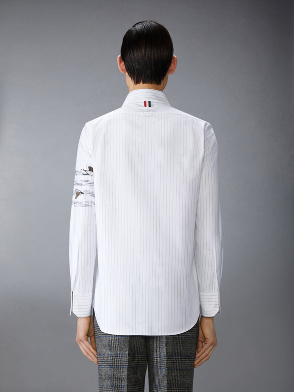 GEESE 4-BAR PINSTRIPE OXFORD SHIRT - image 3