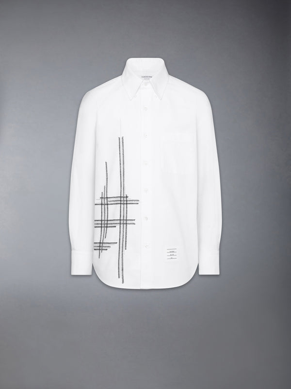 OXFORD BLANKET STITCH DEGRADE SHIRT - featured image