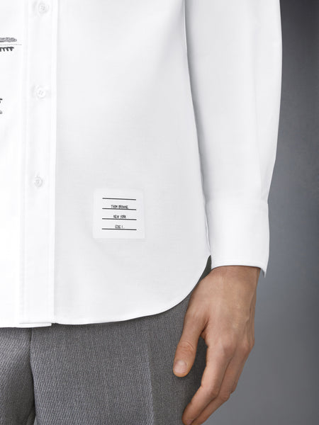 OXFORD BLANKET STITCH DEGRADE SHIRT