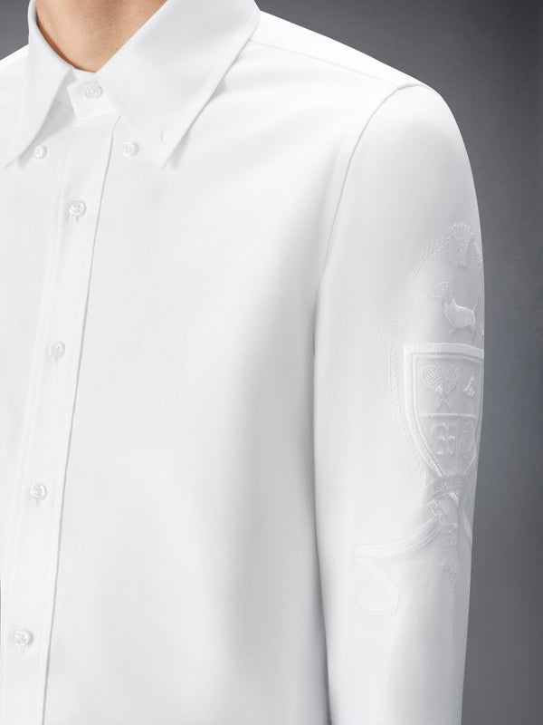 HECTOR CREST EMBROIDERY OXFORD SHIRT - image 5