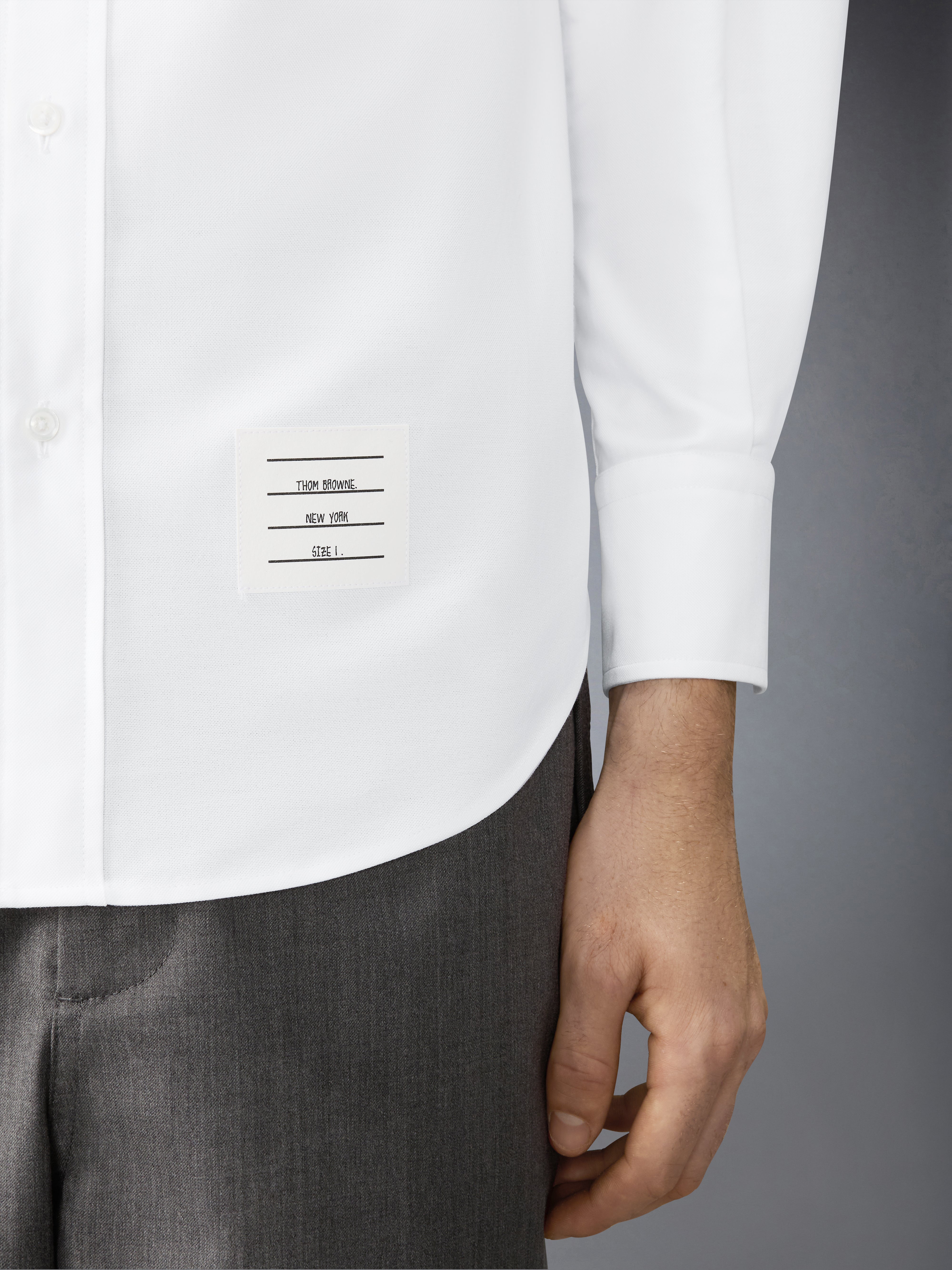 HECTOR クレスト刺繍オックスフォード シャツ | Thom Browne