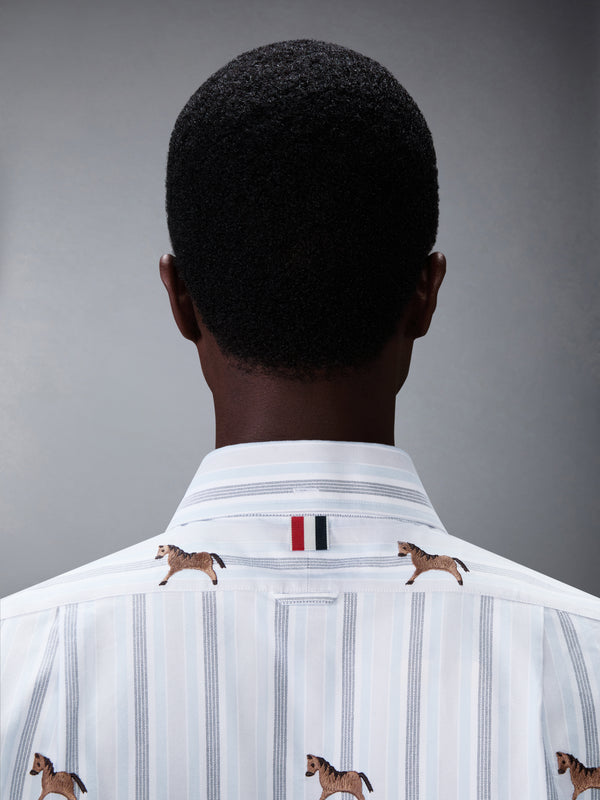 LUNAR NEW YEAR SATIN STITCH HORSE OXFORD SHIRT - image 6