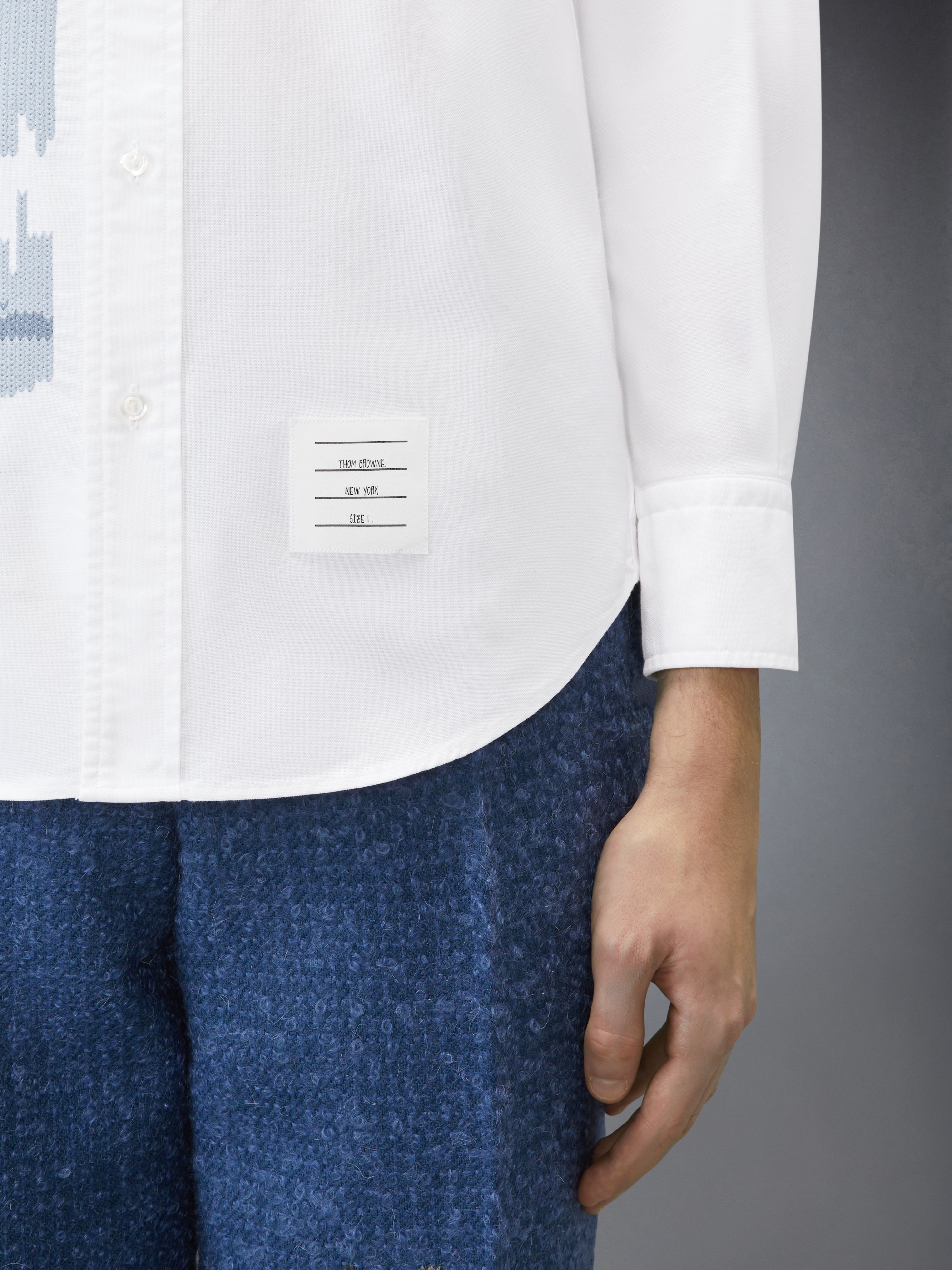 シーニック セイルボート＆シャーク オックスフォードシャツ | Thom Browne