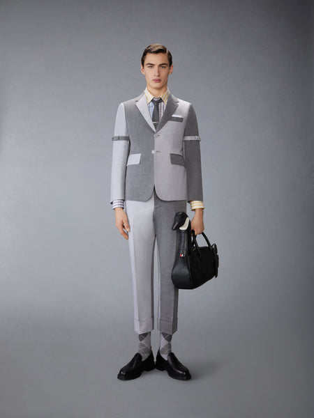 GINGHAM CHECK POPLIN FUNMIX SHIRT
