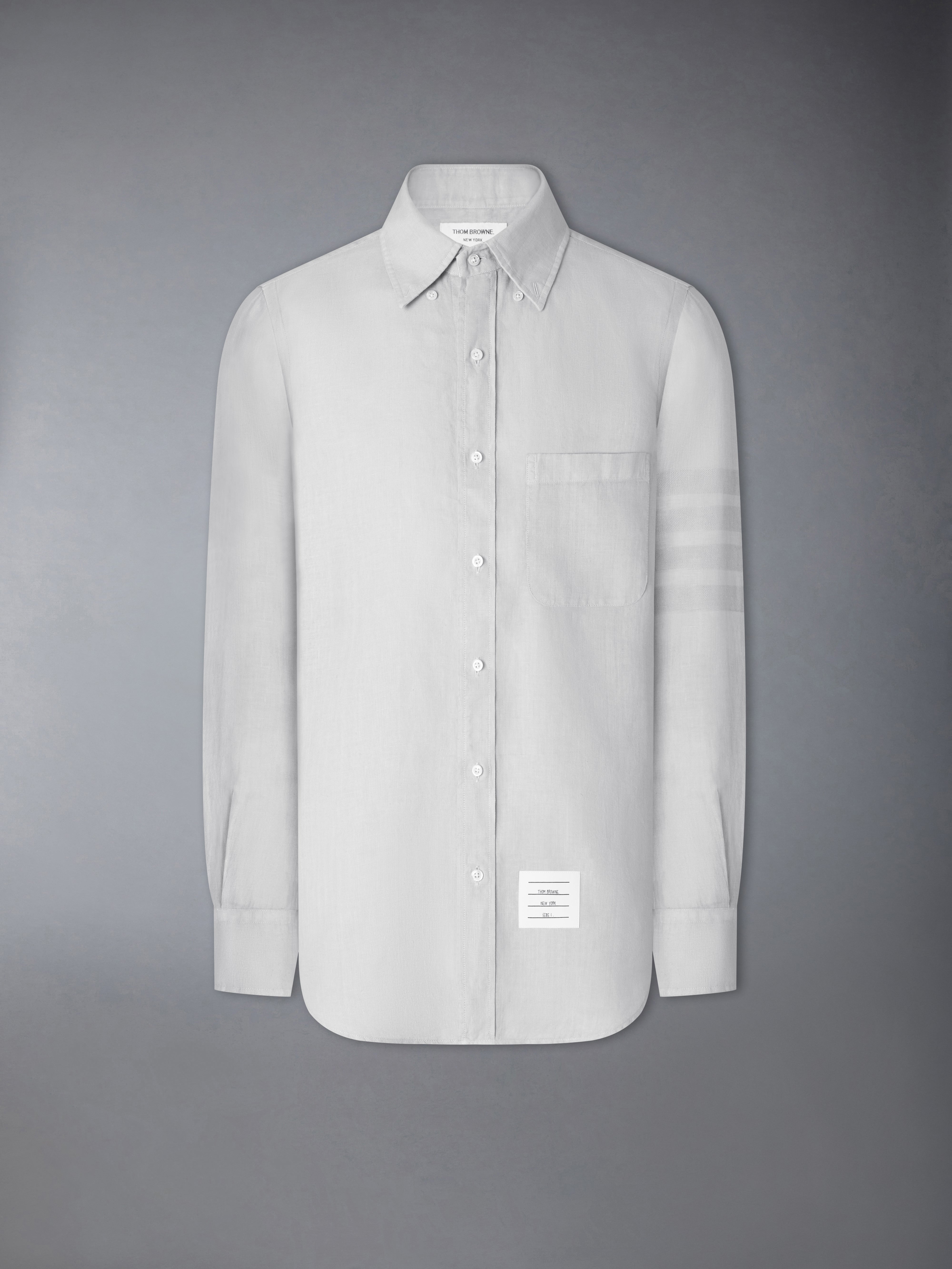 Linen 4-Bar Shirt | Thom Browne