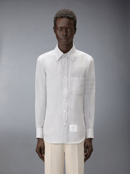 LINEN 4-BAR SHIRT LT GREY