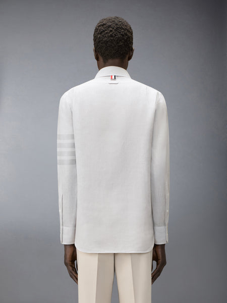 LINEN 4-BAR SHIRT LT GREY