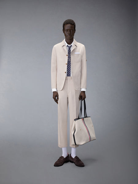 LINEN 4-BAR SHIRT WHITE
