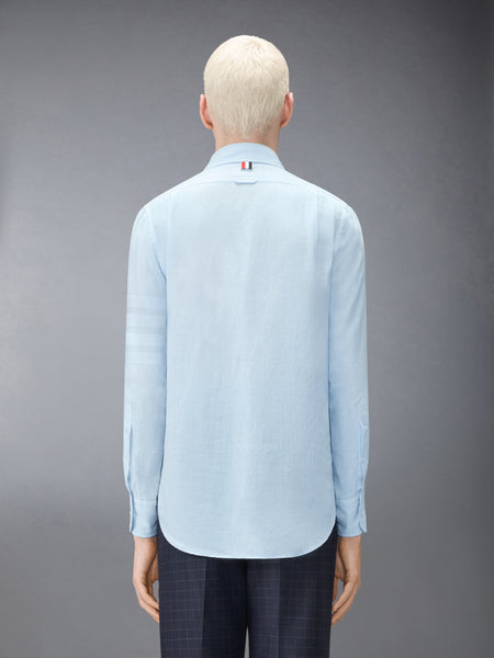 LINEN 4-BAR SHIRT LIGHT BLUE