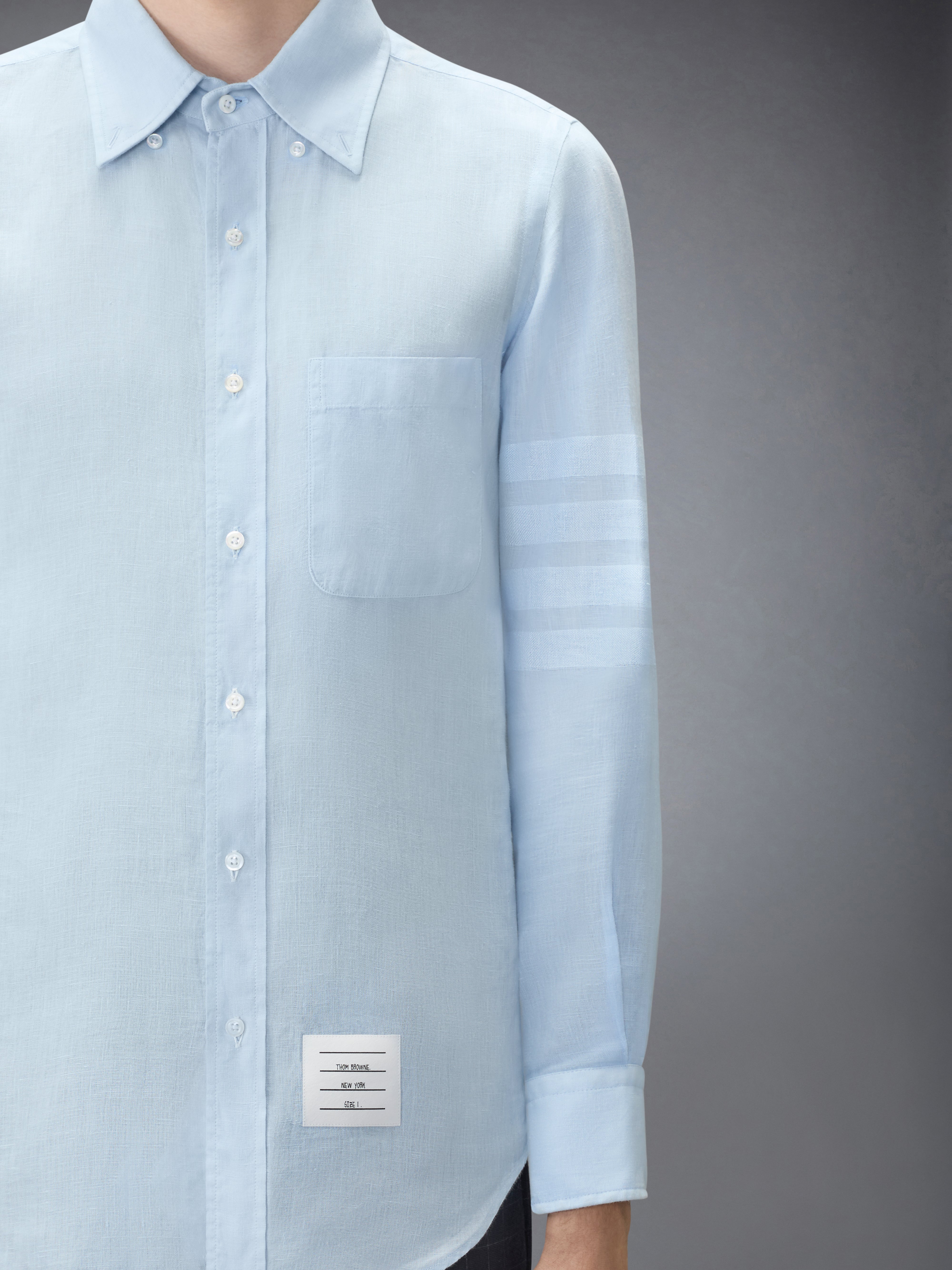 Linen 4-Bar Shirt | Thom Browne