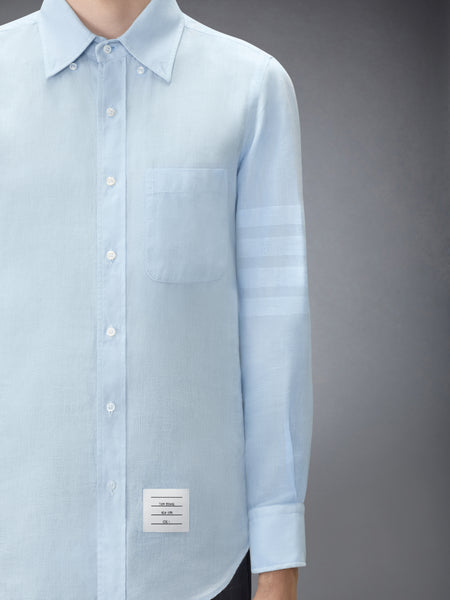 LINEN 4-BAR SHIRT LIGHT BLUE