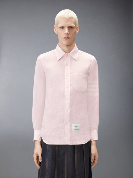 LINEN 4-BAR SHIRT LT PINK