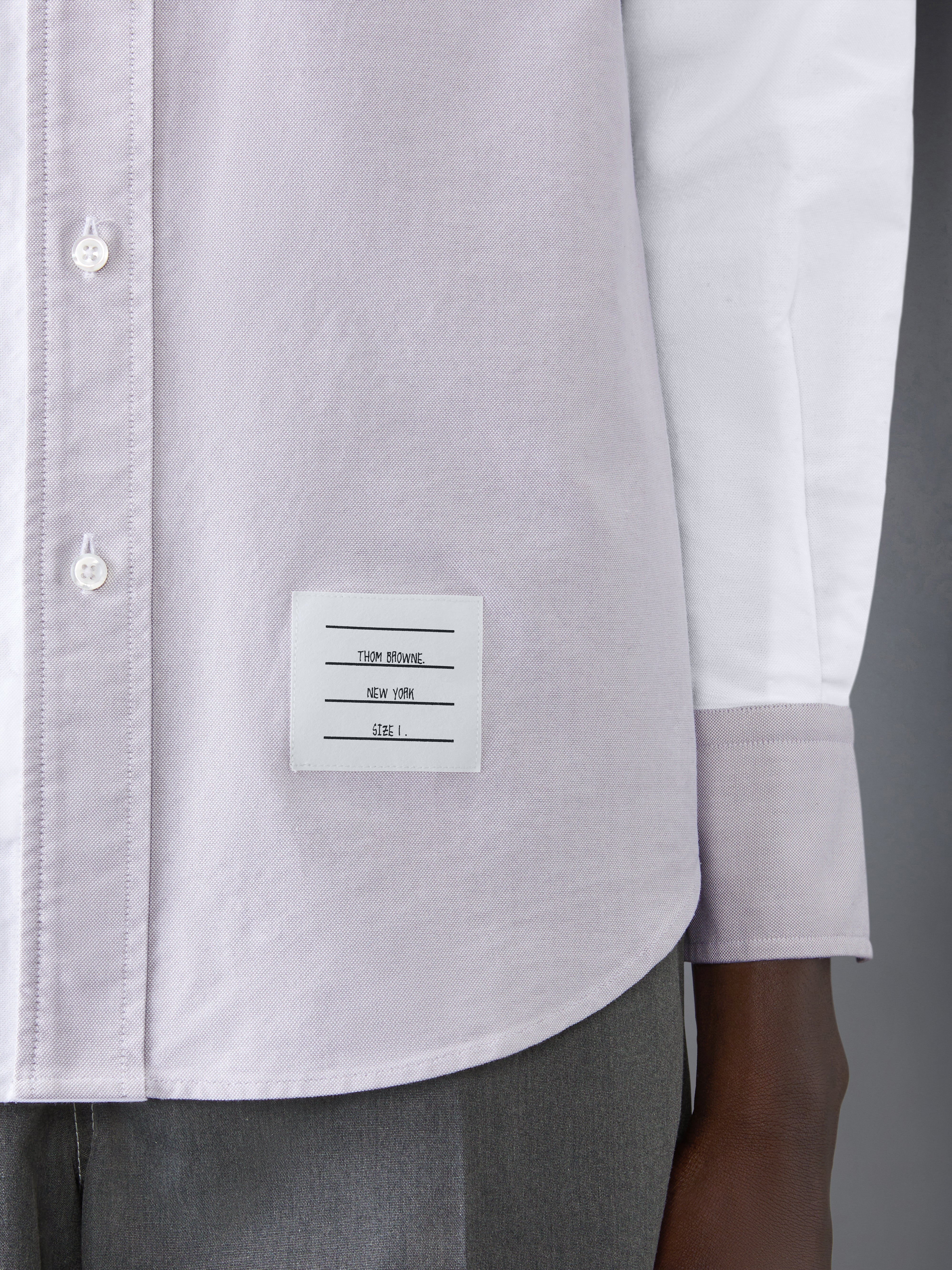 トムブラウン シャツ ブラウス ホワイト メンズ THOM BROWNE
