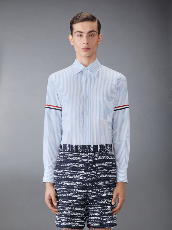 MADRAS COTTON ARMBAND SHIRT - image 1