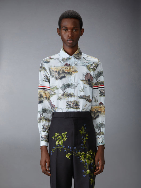 SCENIC TOILE COTTON POPLIN SHIRT - image 1
