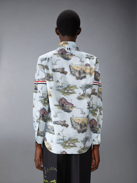 SCENIC TOILE COTTON POPLIN SHIRT