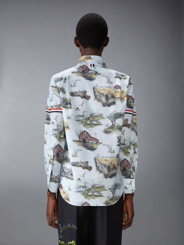 SCENIC TOILE COTTON POPLIN SHIRT - image 3