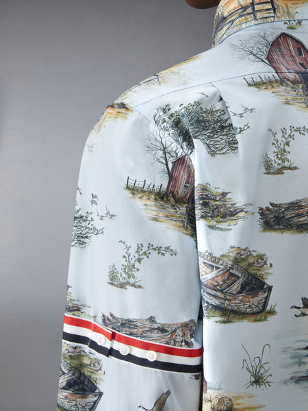 SCENIC TOILE COTTON POPLIN SHIRT