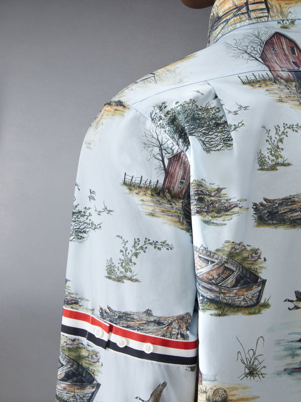 SCENIC TOILE COTTON POPLIN SHIRT - image 5