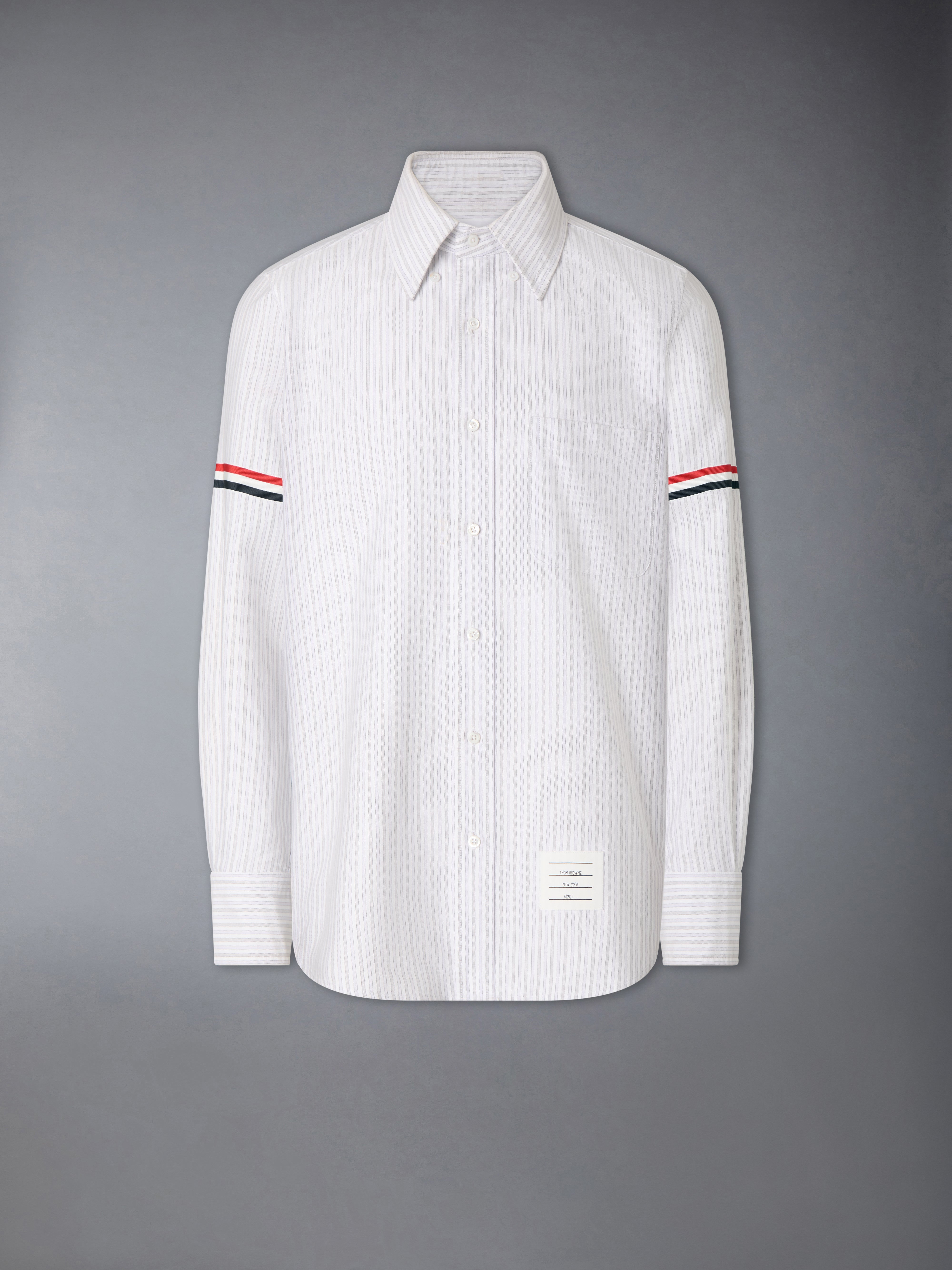 THOM BROWNE ストライプ長袖シャツ　2枚セット メンズ シャツ | Thom Browne