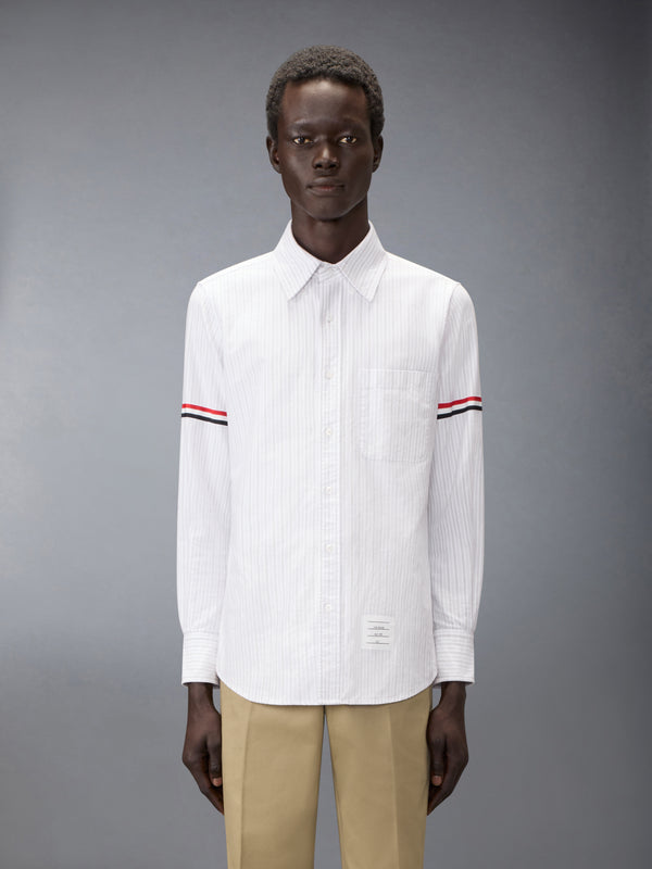 STRIPED OXFORD ARMBAND SHIRT - image 2