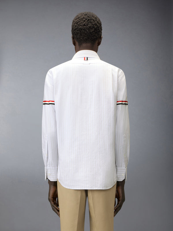 STRIPED OXFORD ARMBAND SHIRT - image 3