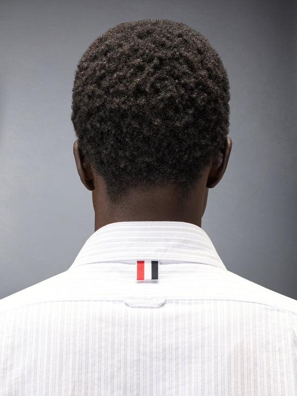STRIPED OXFORD ARMBAND SHIRT - image 5
