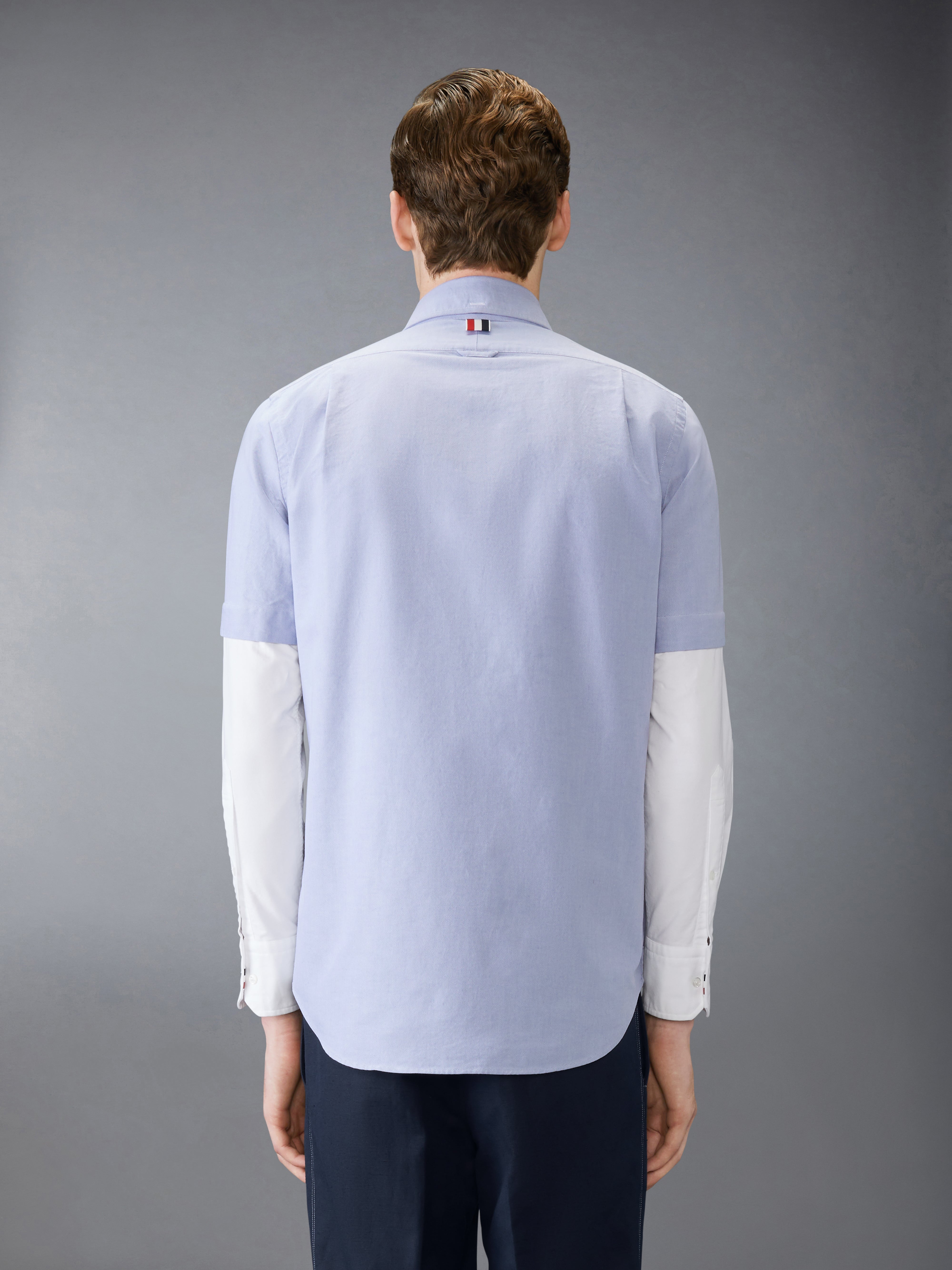 Tシャツ・カットソー THOM BROWNE SS25 Cerulean oxford shirt (MWL403OF0313 480) 17384246_36319464_600.jpg