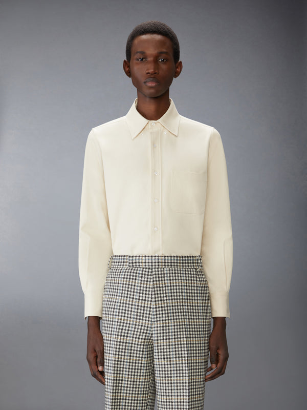 DENIM STRAIGHT FIT SHIRT - image 1