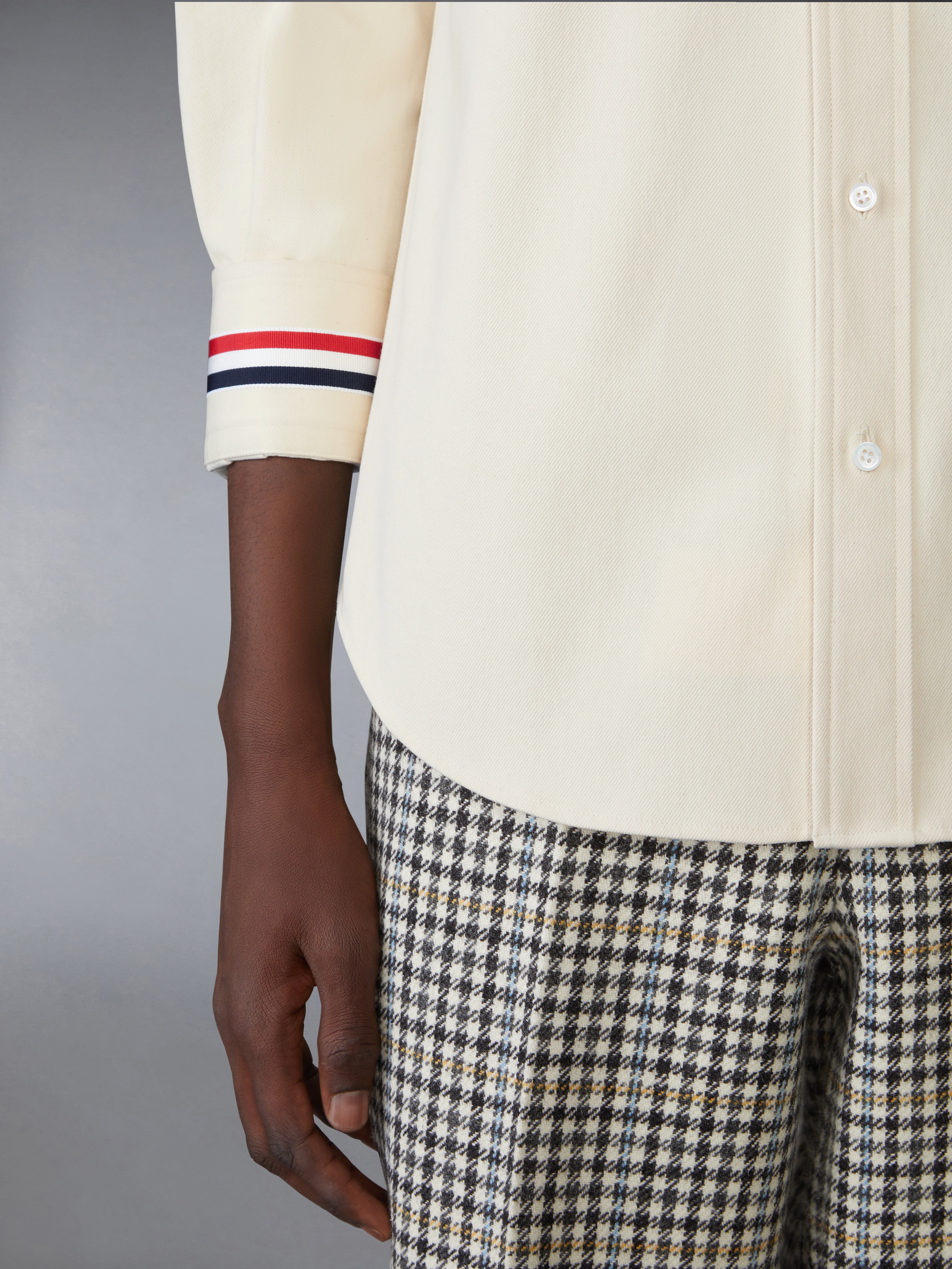 Denim Straight Fit Shirt | Thom Browne