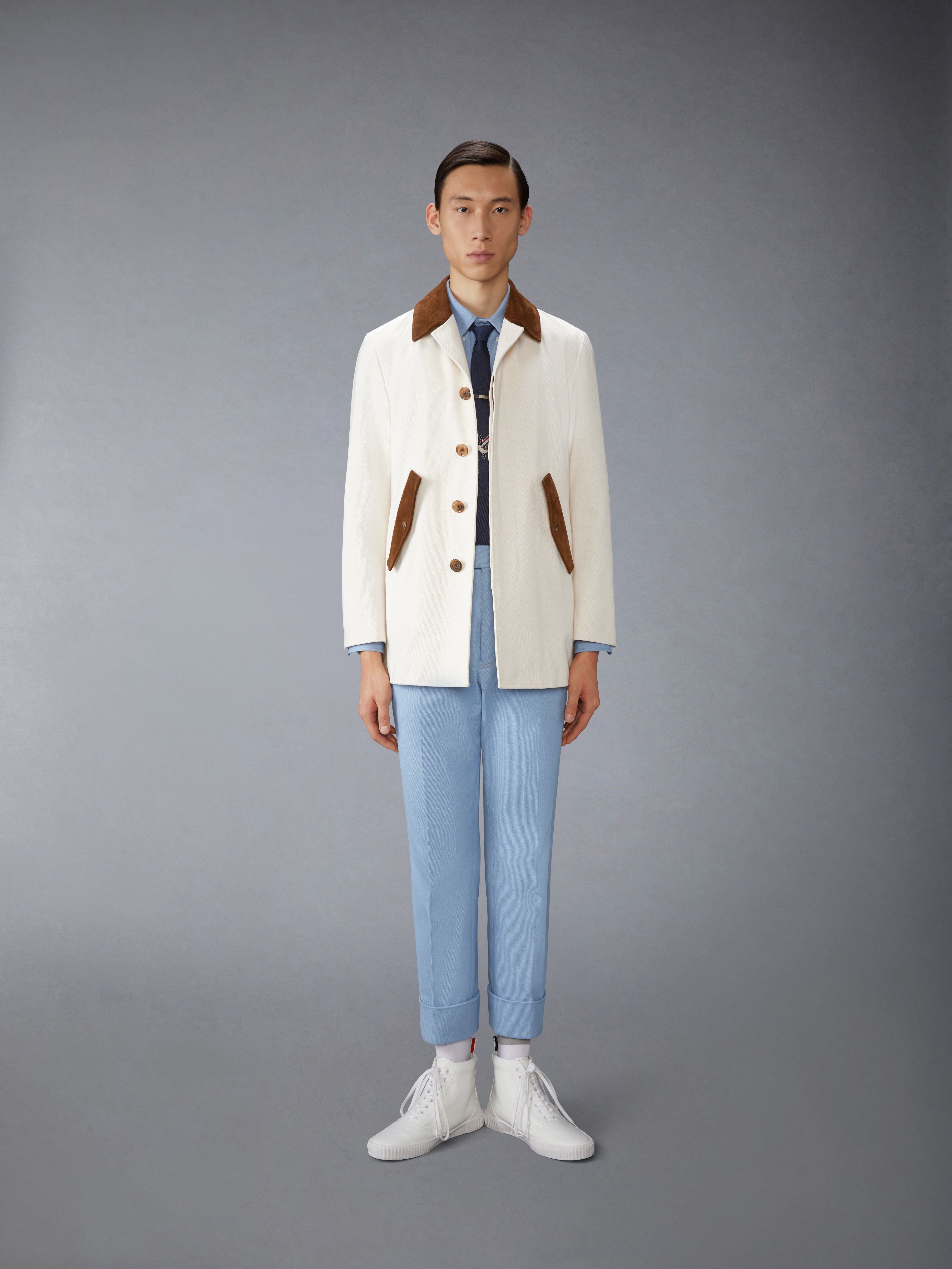 【THOM BROWNE】デニムシャツ 旧正月 イージーフィット デニムシャツ | Thom Browne