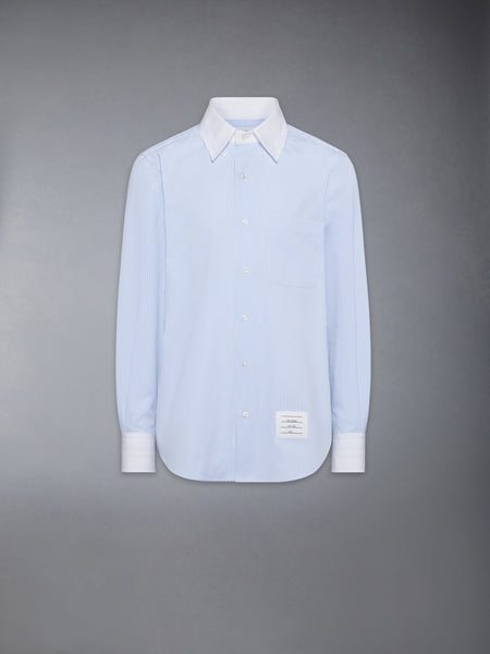 MICRO UNIVERSITY STRIPED POPLIN SHIRT