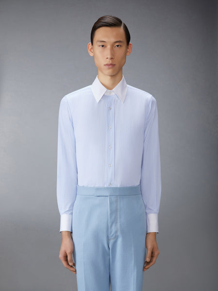 MICRO UNIVERSITY STRIPED POPLIN SHIRT