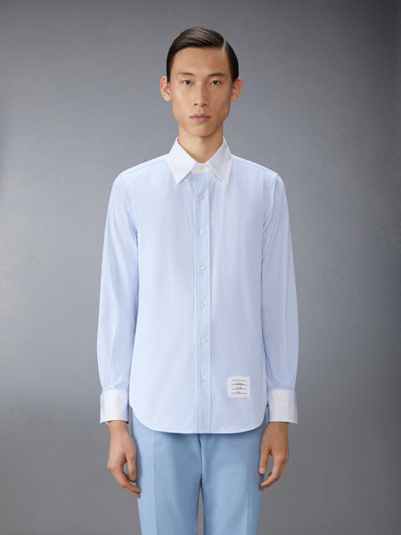 MICRO UNIVERSITY STRIPED POPLIN SHIRT