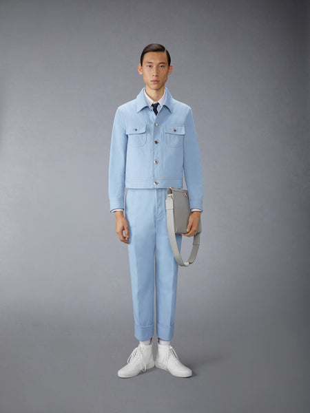 MICRO UNIVERSITY STRIPED POPLIN SHIRT