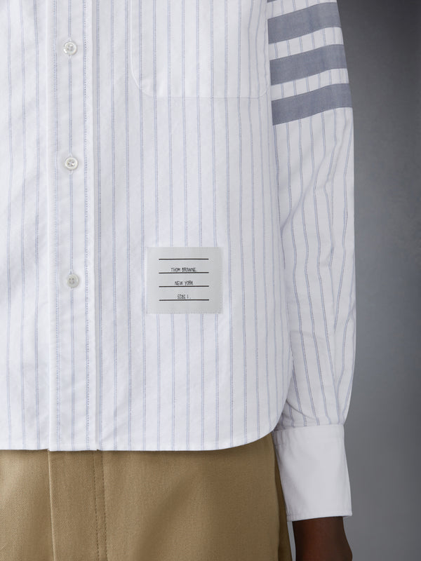 OXFORD 4-BAR SHADOW PINSTRIPE SHIRT - image 5