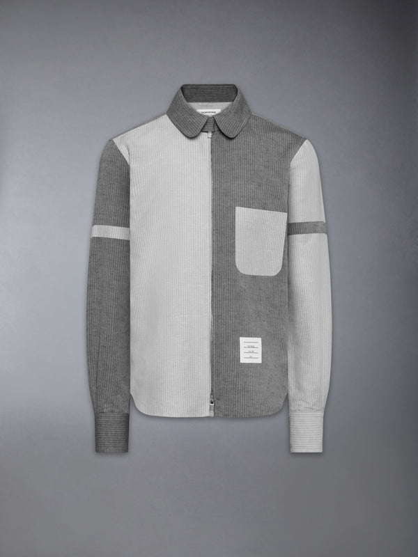 TONAL UNIVERSITY STRIPE FUNMIX ARMBAND SHIRT - featured image