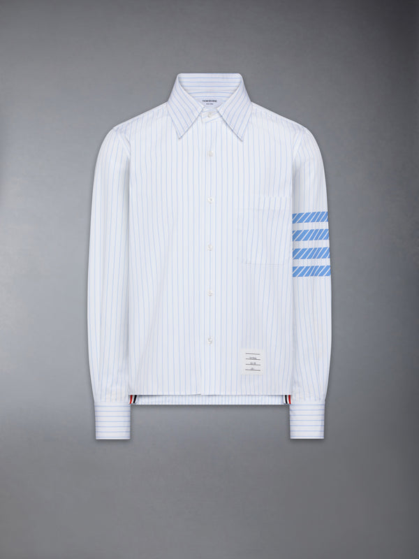 PINSTRIPE POPLIN 4-BAR  SHIRT - featured image