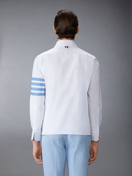 PINSTRIPE POPLIN 4-BAR  SHIRT