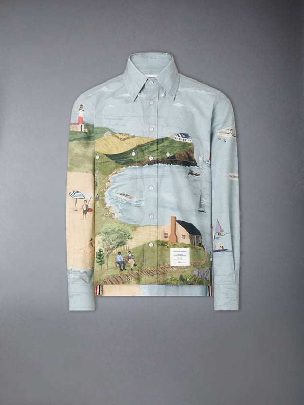 POPLIN NANTUCKET SCENIC UTILITY SHIRT - featured image
