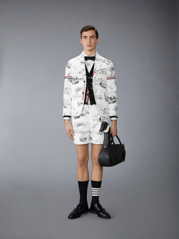SCENIC TOILE COTTON POPLIN UTILITY ARMBAND SHIRT - image 3