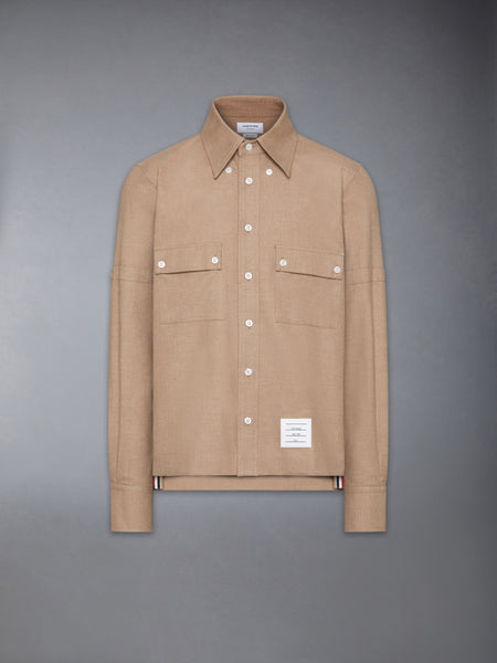 COTTON FLANNEL UTILITY SHIRT