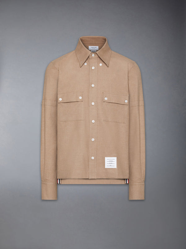 COTTON FLANNEL UTILITY SHIRT - featured image