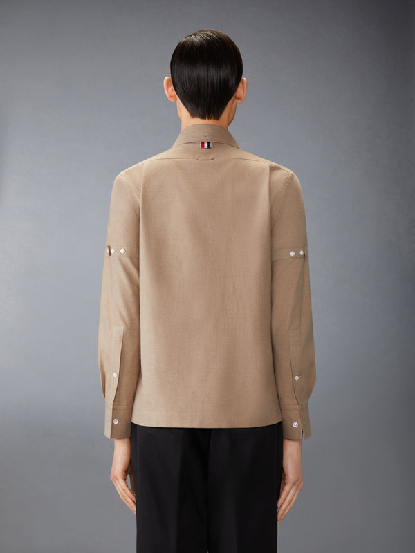 COTTON FLANNEL UTILITY SHIRT - image 2